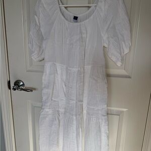 Old Navy White Dress with Pockets